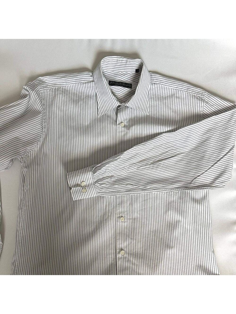 Johnston & Murphy Handcrafted in Italy  XL Pinstripe Dress